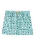MC2 Saint Barth car-print swim shorts - Blue