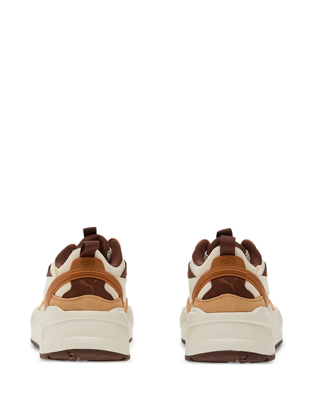 PUMA multi-layered panelled trainers Neutrals