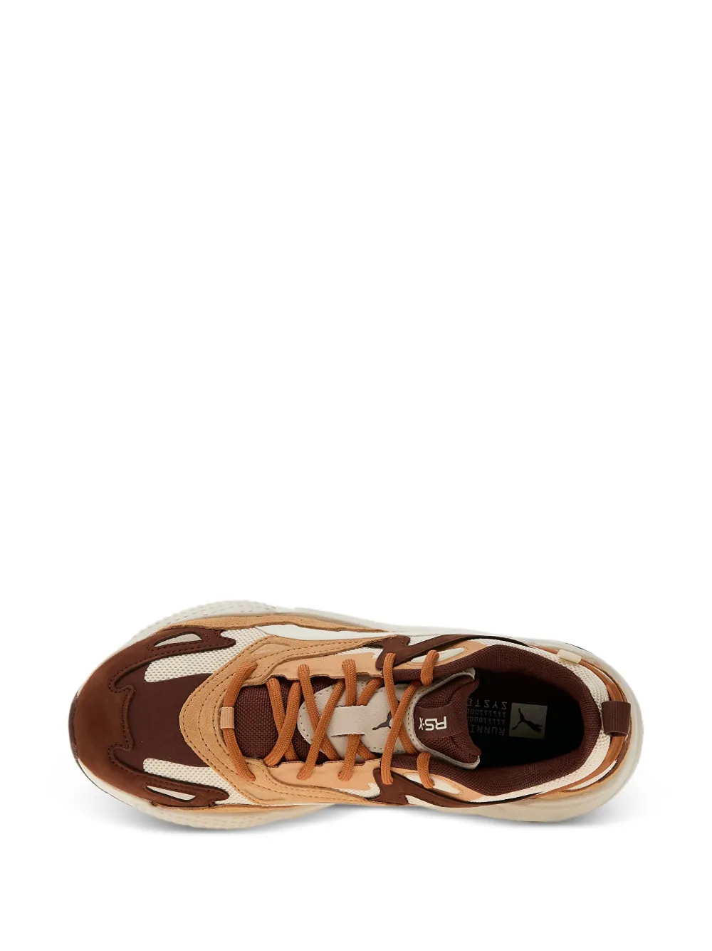 PUMA multi-layered panelled trainers Neutrals