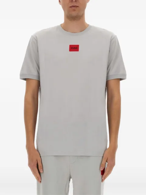 HUGO logo-patch short-sleeve T-shirt