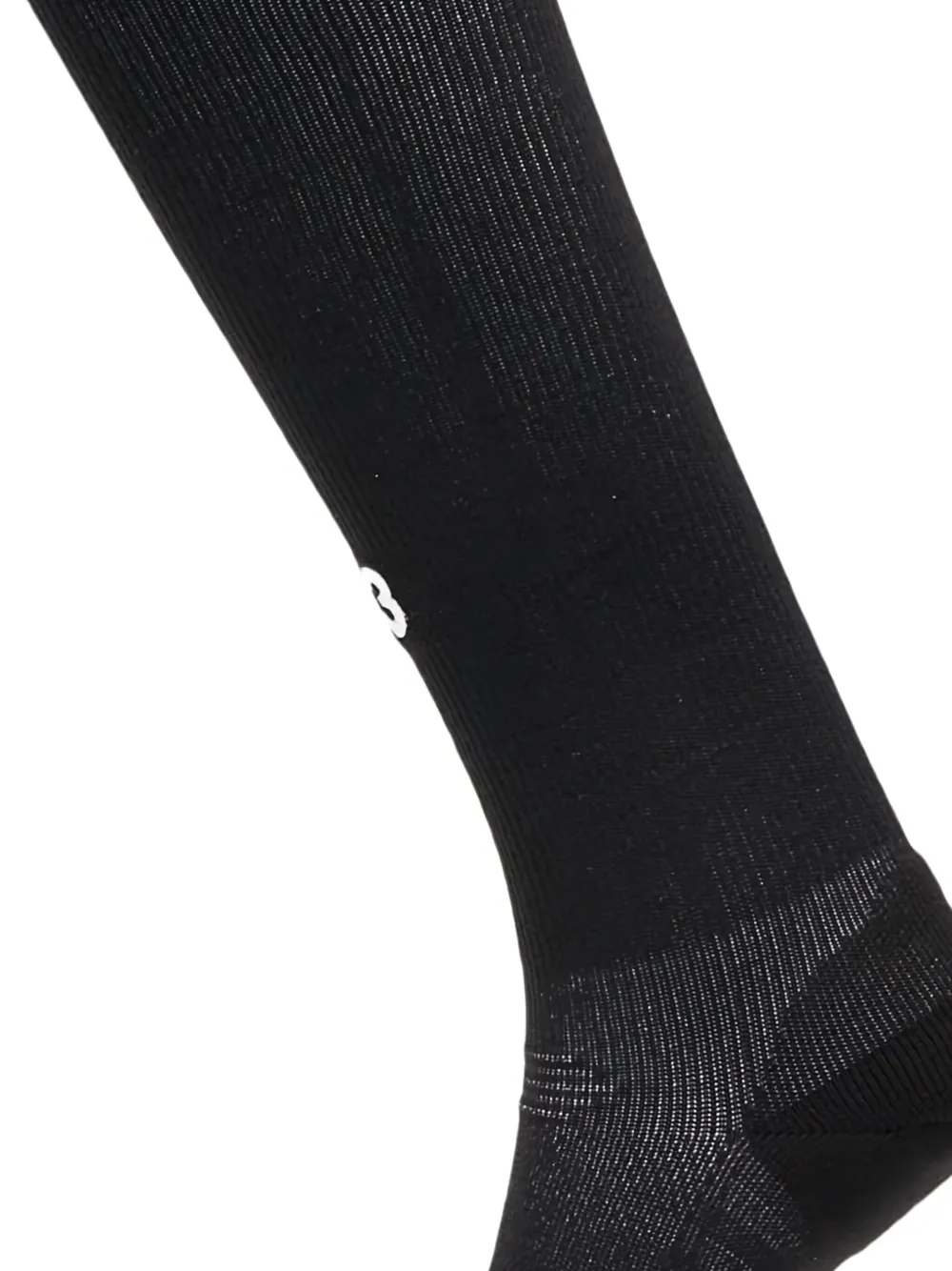 Y-3 High-knee Socks In Black