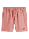 Fred Perry drawstring-waist swim shorts - Pink