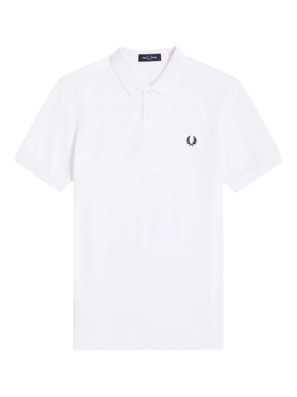 Fred Perry Poloshirt met geborduurd logo Wit