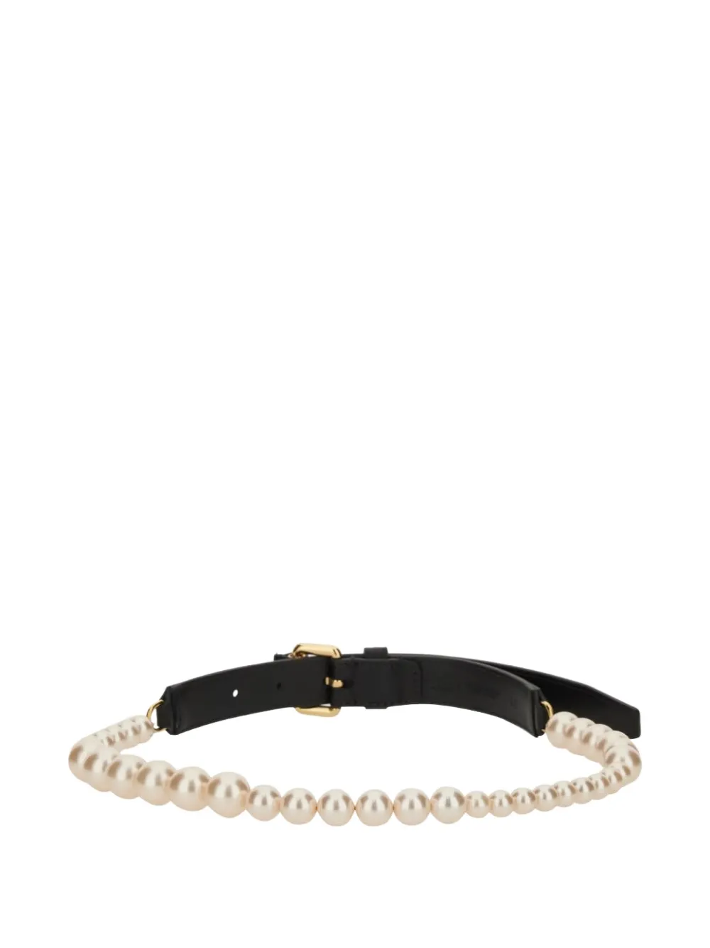 Moschino embellished belt Zwart
