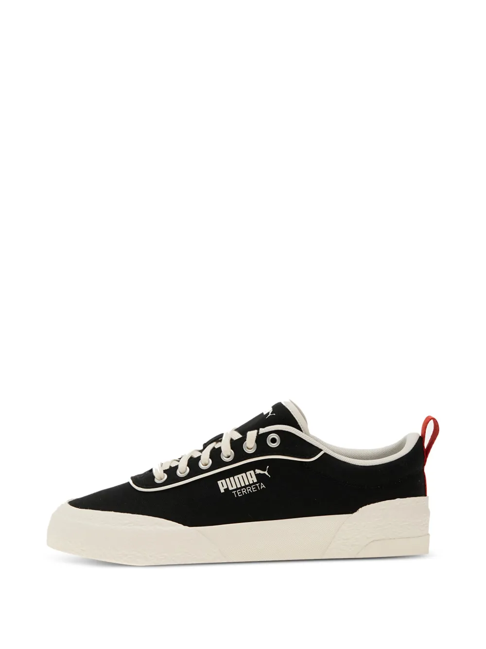 PUMA logo-print lace-up sneakers Black