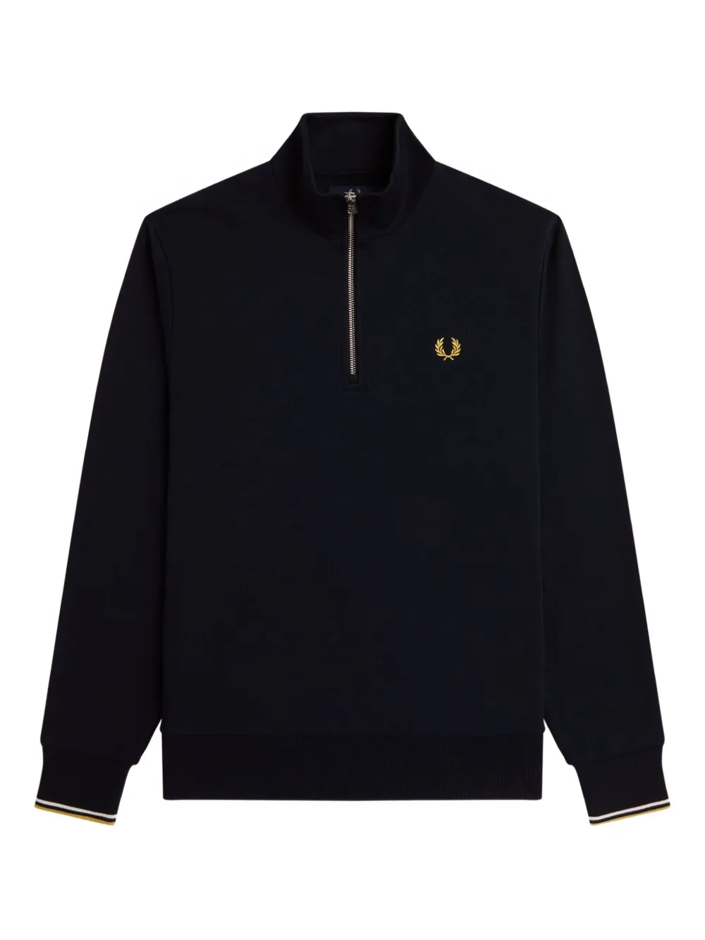 Fred Perry sweat à col zippé | bleu | Image 1