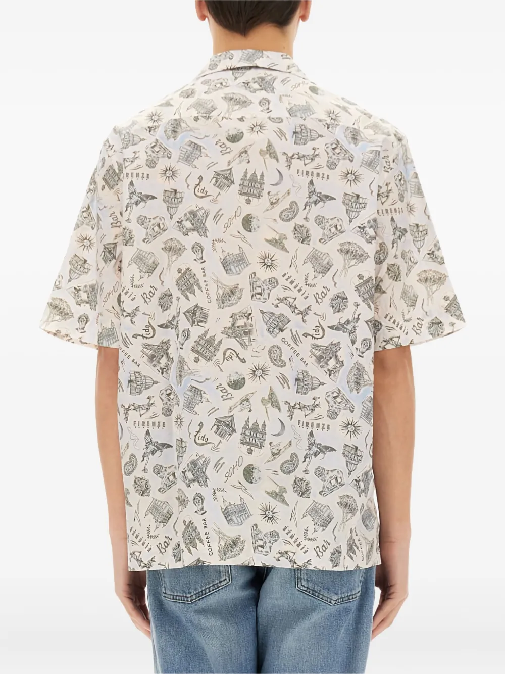 Paul Smith Camisa mangas curtas com estampa Souvenir | Image 2