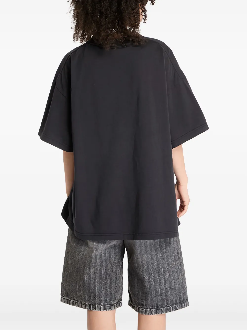 Umbro Slogan-print Oversized T-shirt In Black