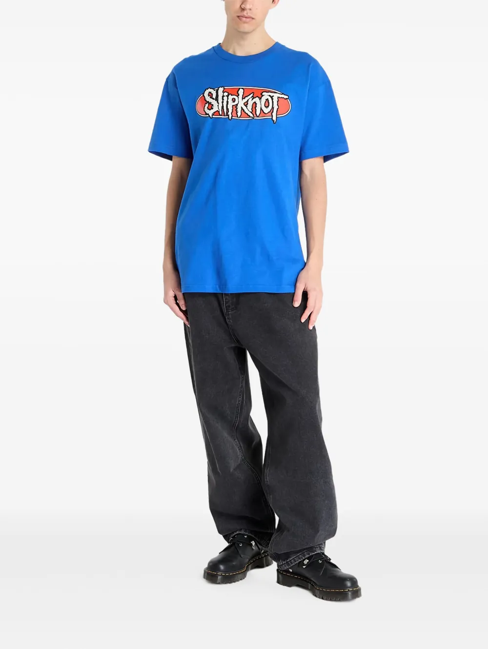 Pleasures T-shirt met grafische print - Blauw