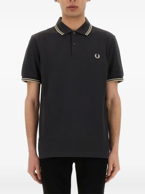 Fred Perry playera tipo polo con ribete de rayas