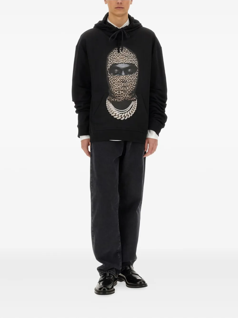 Ih Nom Uh Nit leopard-print graphic hoodie | Hoodies | Image 2