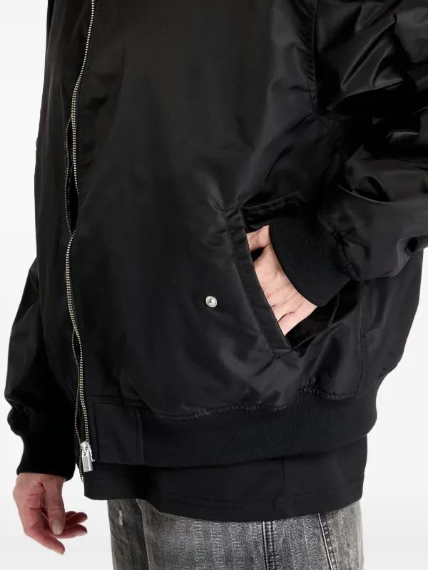 1017 ALYX 9SM ブラックボンバージャケット 1017 ALYX 9SM zip-up Bomber Jacket | Black | FARFETCH