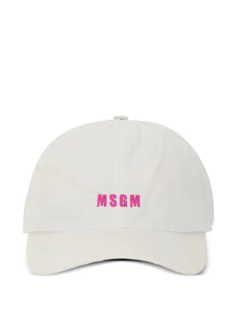 MSGM logo-embroidered baseball cap