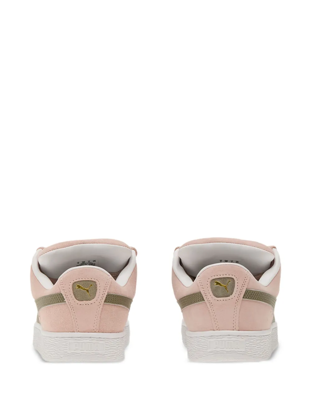 PUMA suede lace-up sneakers Pink