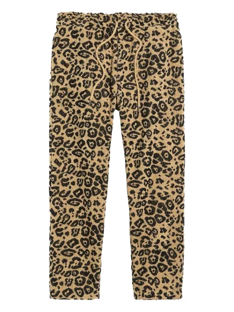 OAS Company leopard-print straight-leg trousers