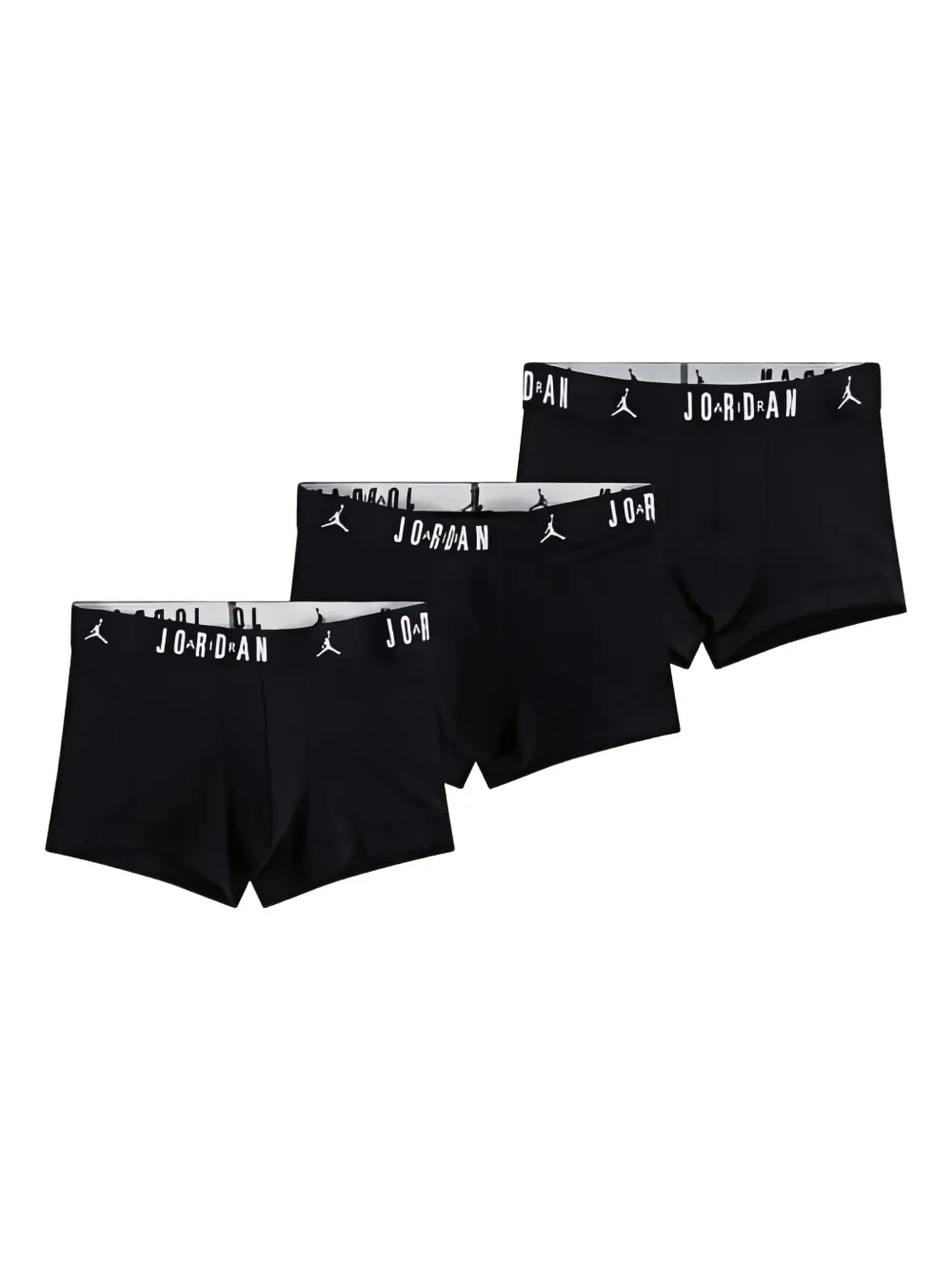 Jordan Drie boxershorts met logoband Zwart