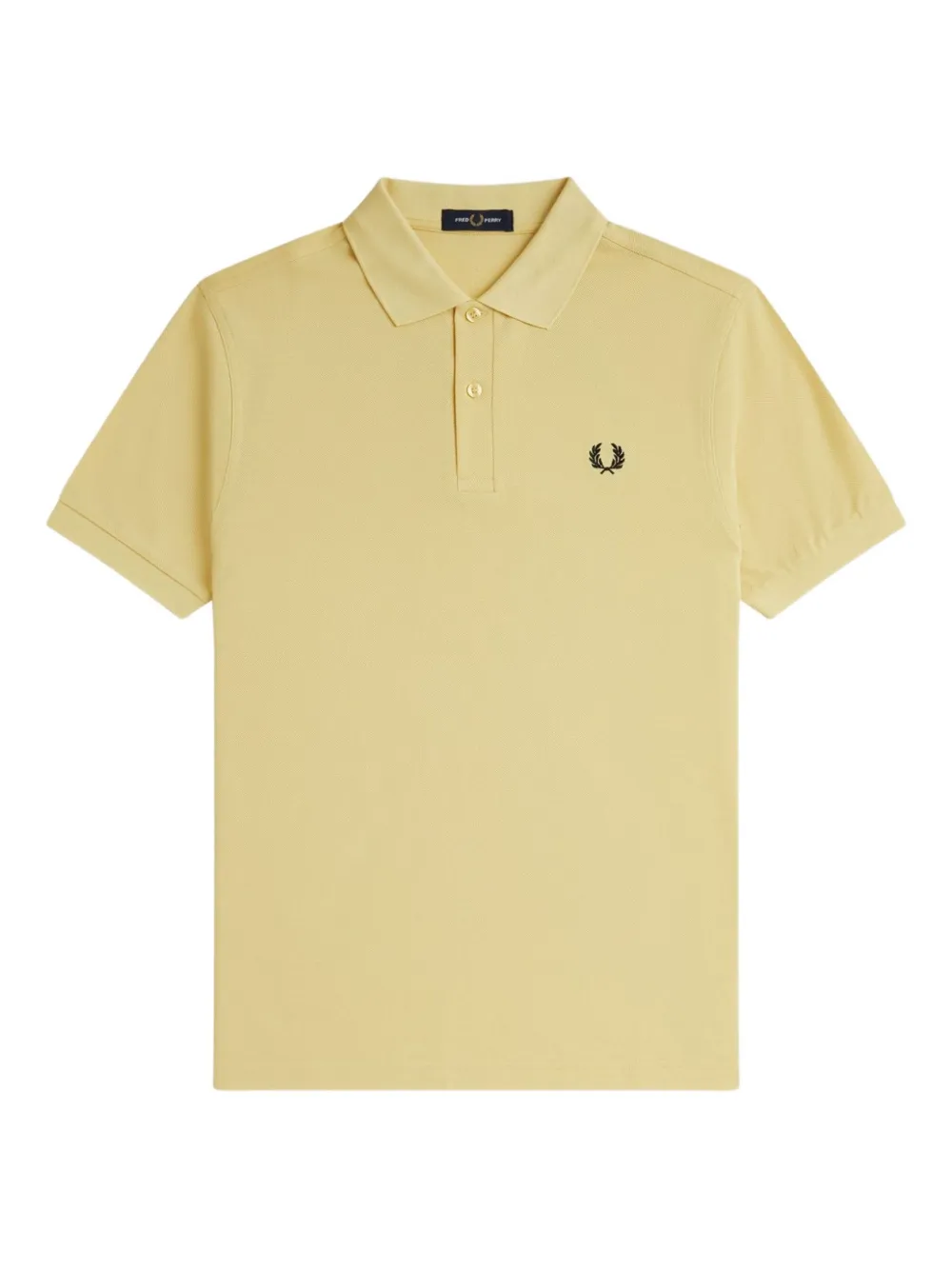 Fred Perry Poloshirt met geborduurd logo Geel