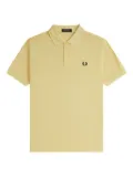 Fred Perry logo-embroidered polo shirt - Yellow