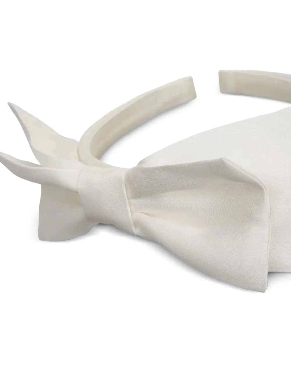 Il Gufo Haarband met strikdetail Wit