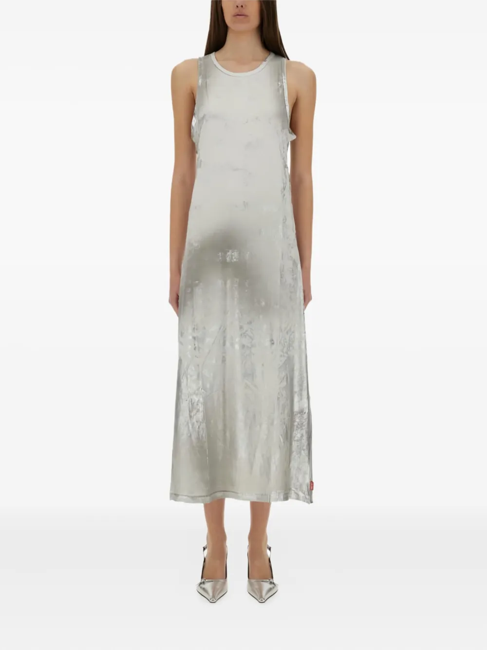 Diesel sleeveless slip dress Grijs