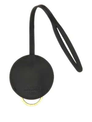 キーホルダー・キーリング Moschino SS25 LEATHER KEYCHAIN (MC5418PP0M OM400B) キーホルダー・キーリング Moschino SS25 LEATHER KEYCHAIN