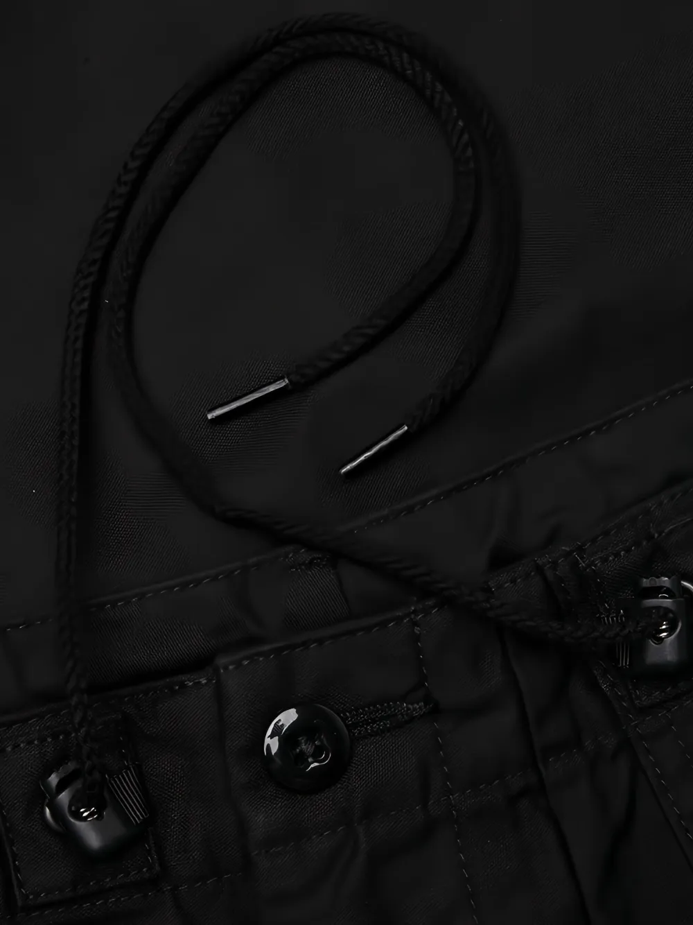 Needles Cargo broek met trekkoord Zwart