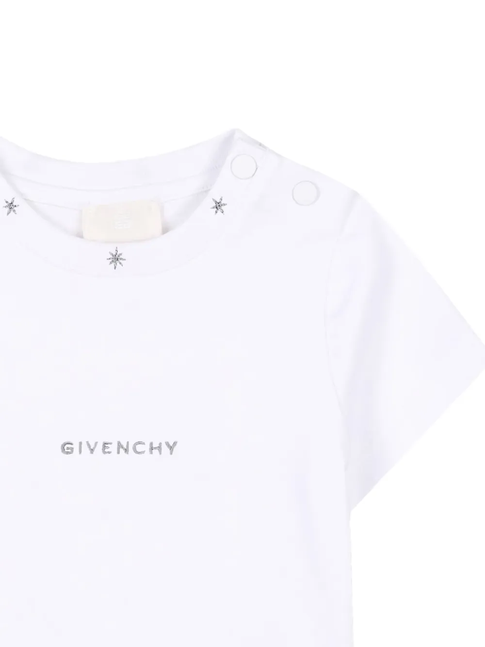Givenchy Kids T-shirt met geborduurd logo Wit