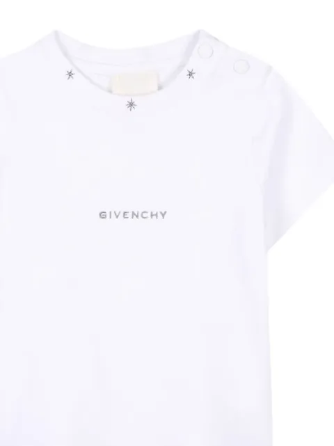Givenchy Kids logo-embroidered short-sleeve t-shirt