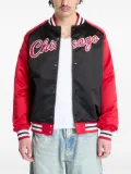 Mitchell & Ness embroidered varsity jacket - Black