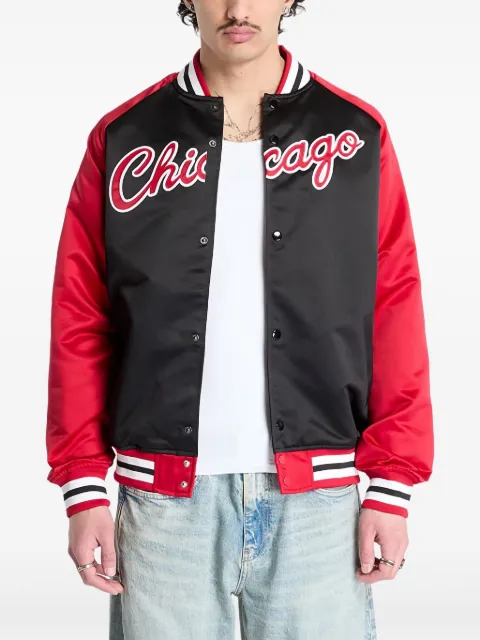 Mitchell & Ness embroidered varsity jacket