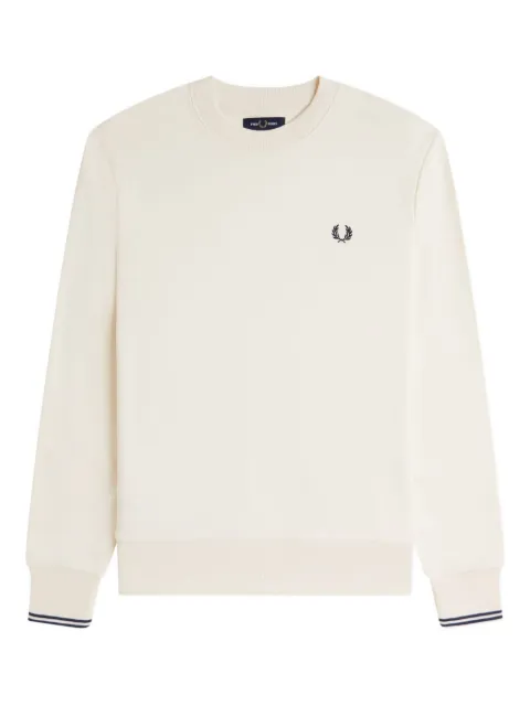 Fred Perry logo-embroidered crew-neck sweatshirt