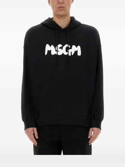 MSGM logo-print hoodie