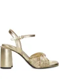 Ash 80mm knotted ankle-strap sandals - Gold