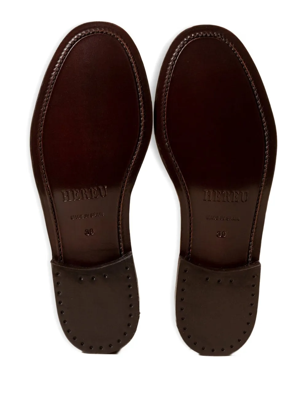 Hereu Picada Perforated Leather Flats