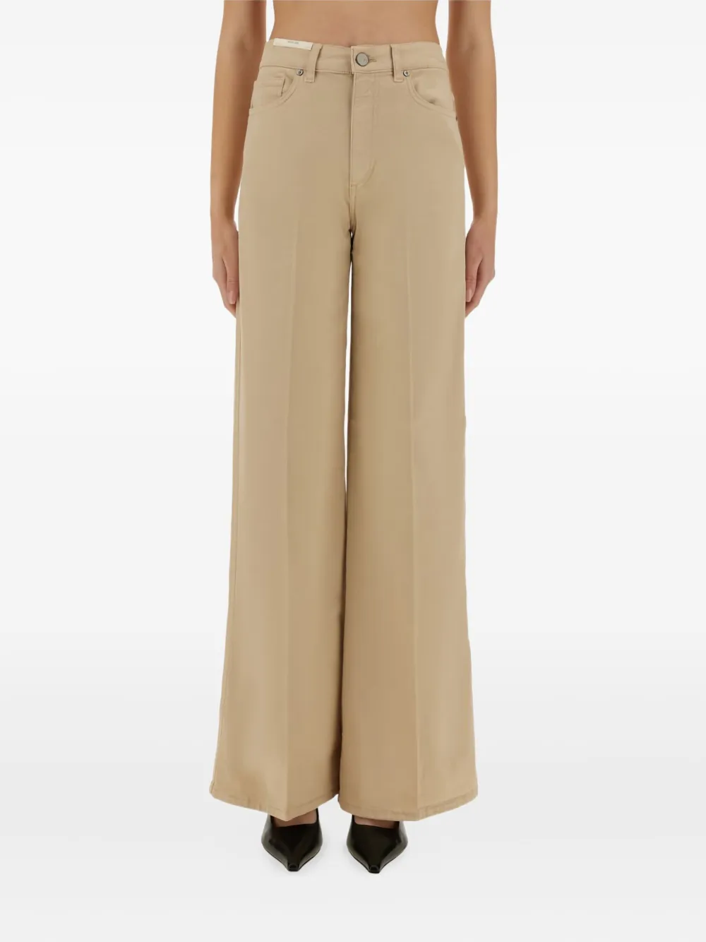 PT Torino logo-patch trousers - ニュートラル PT Torino logo-patch trousers - ニュートラル