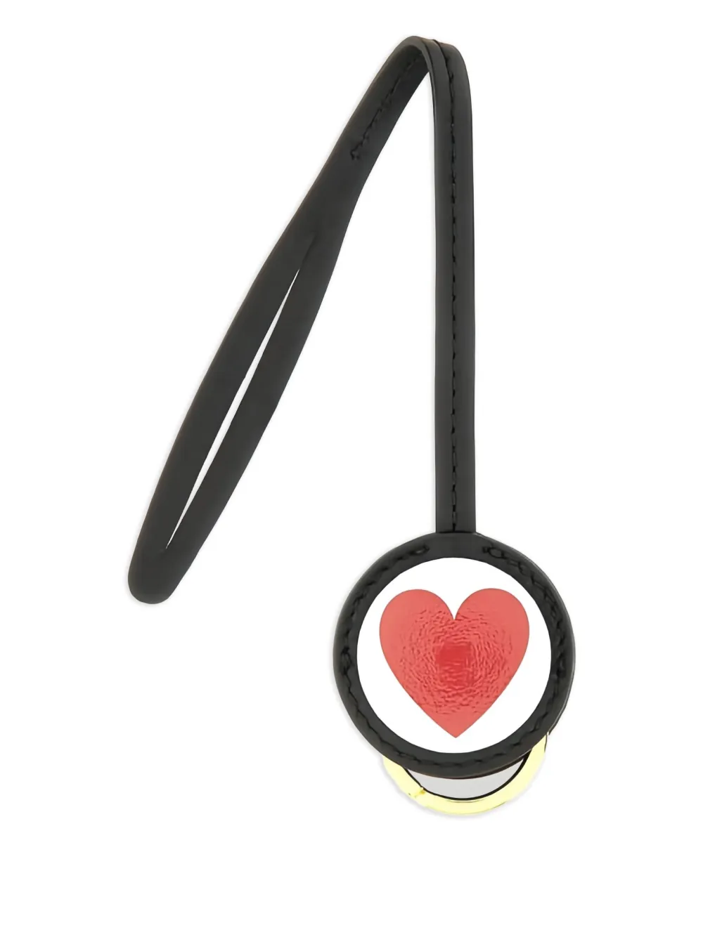 Moschino heart-motif keyring | Black | Image 1