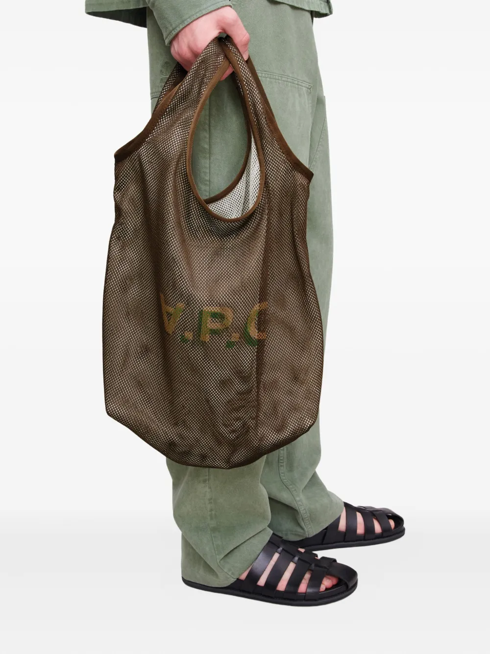 A.P.C. tote de malla | marrón | Image 1