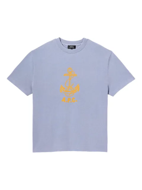 A.P.C. t-shirt à logo imprimé