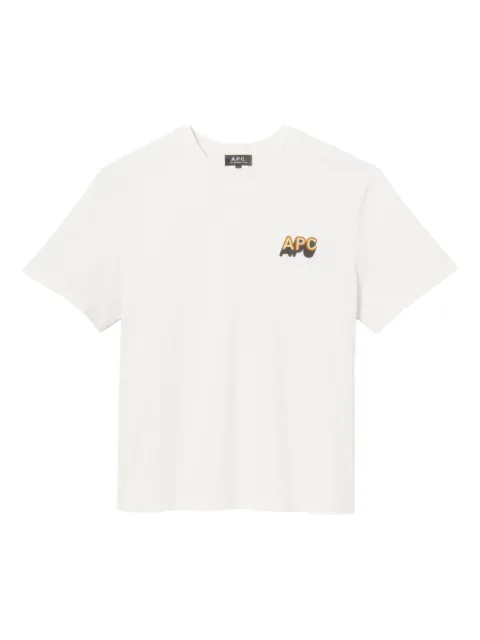 A.P.C. logo-print T-shirt