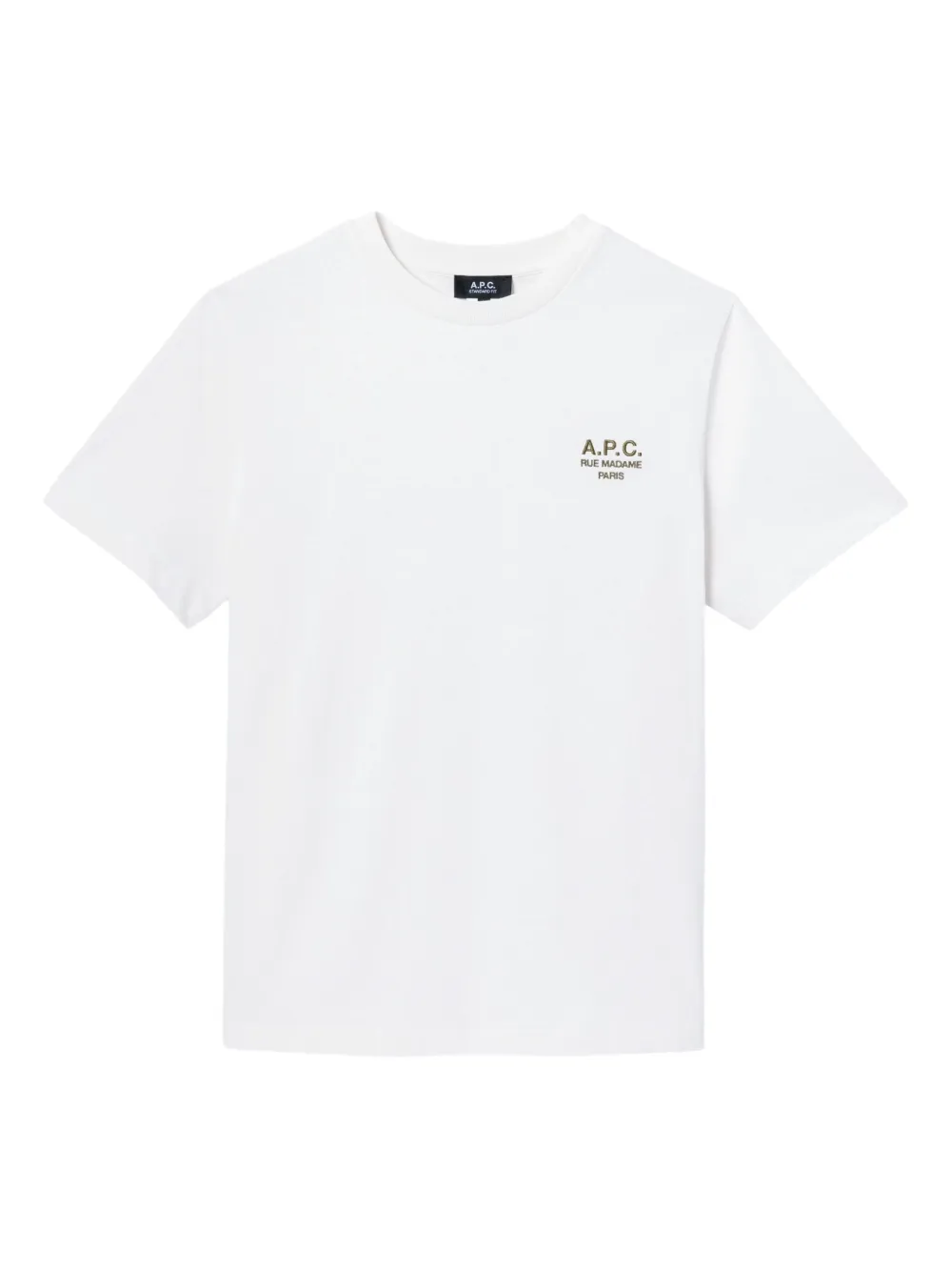 A.P.C. logo-print T-shirt | White | Image 1