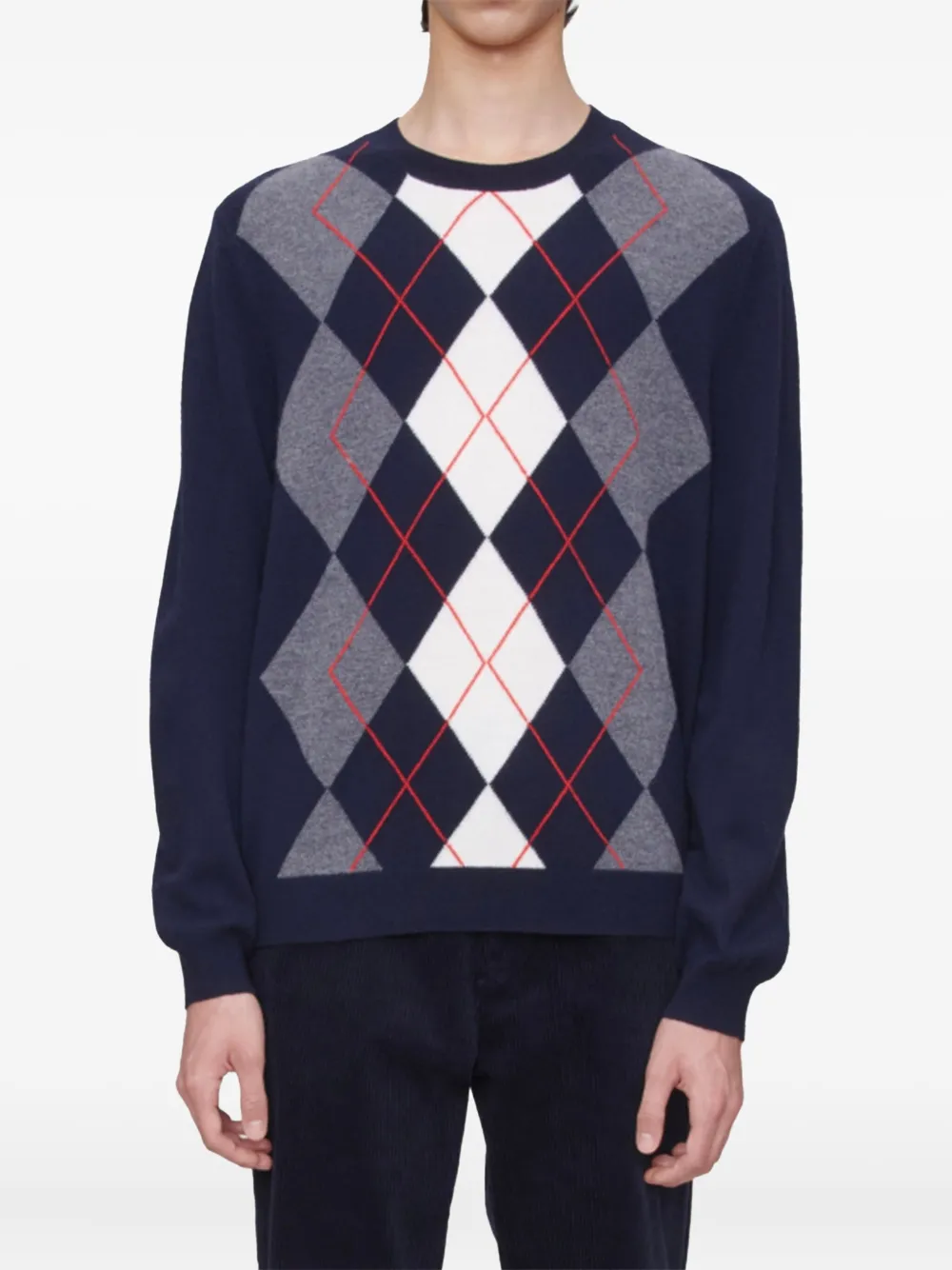 A.P.C. argyle-pattern sweater | Knitted Sweaters | Image 2
