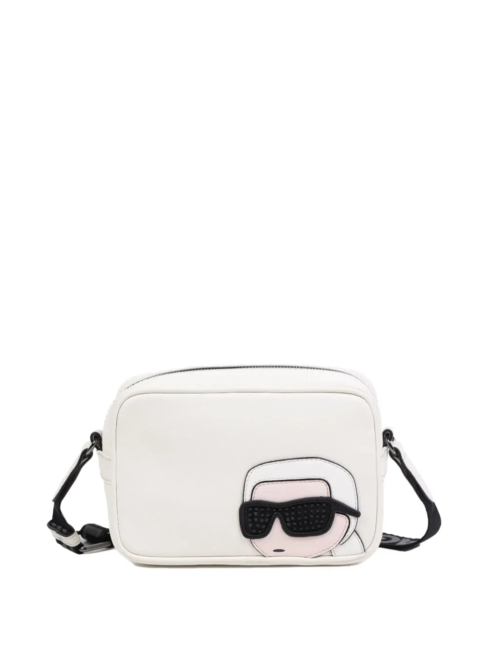 Karl Lagerfeld Kids Crossbodytas met applicatie Wit