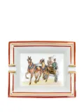 Hermès Pre-Owned 1980s carriage Horse ashtray - White
