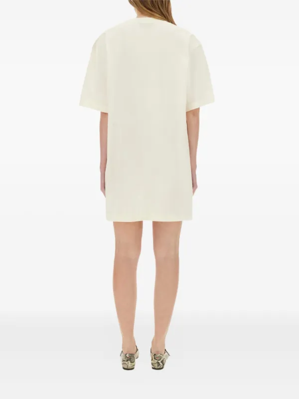 MSGM ロゴ Tシャツワンピース | ニュートラル | FARFETCH JP