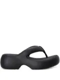 Melissa Free Fuzzy flip-flops - Black