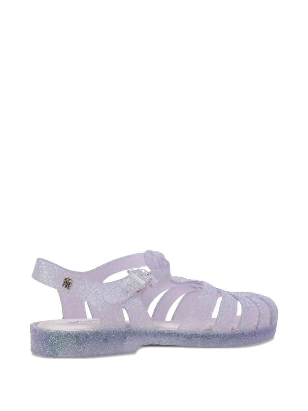 Melissa Possession glitter-embellished flat sandals Pink