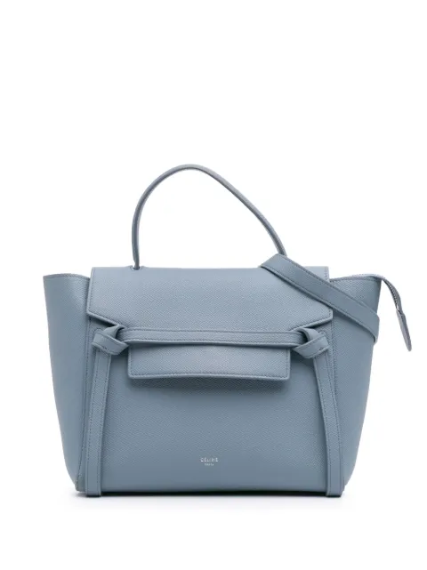 Céline Pre-Owned bolsa satchel Micro de piel de becerro granulada 2017