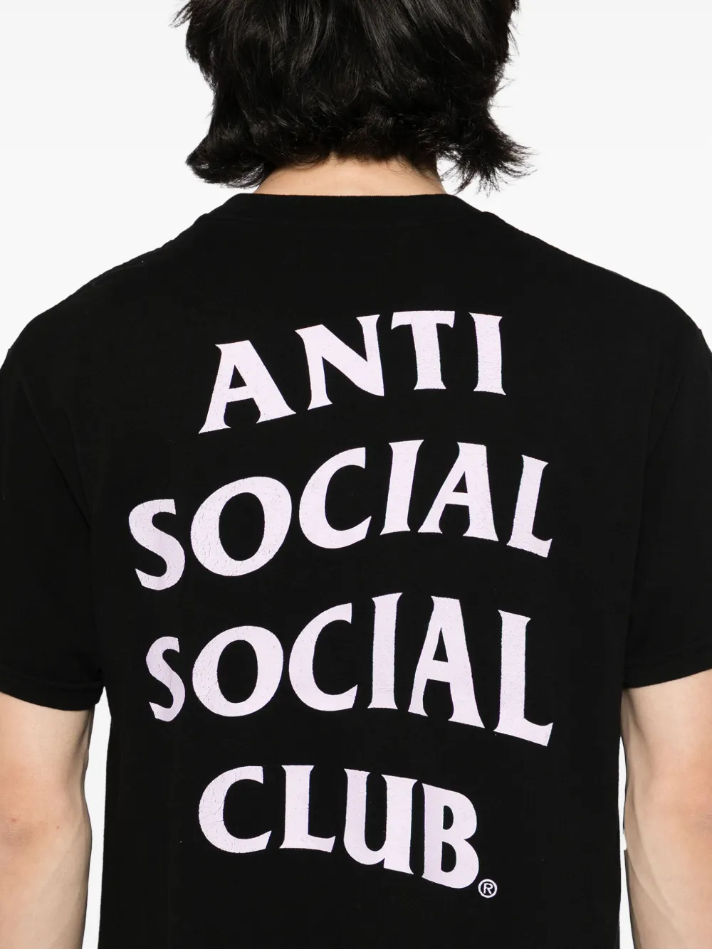 Anti Social Club Mind Games Weathered T-shirt Zwart