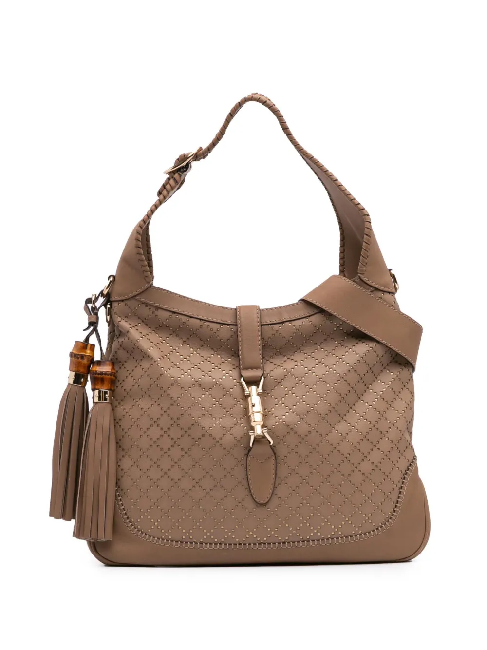 Gucci Pre-Owned 2016-2024 Medium Diamante Perforated Calfskin New Gucci Pre-Owned 2016-2024 Medium Diamante Perforated Calfskin New
