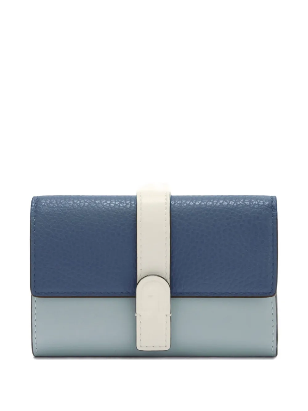 Furla Grazia Compact M leather two-tone wallet | Blue | Image 1